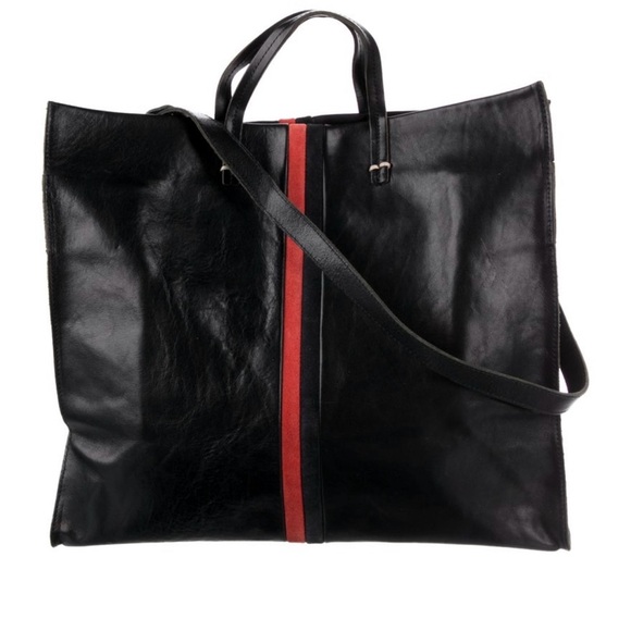 Clare V Handbags - Clare V Leather Navy
Stripe Tote NWOT